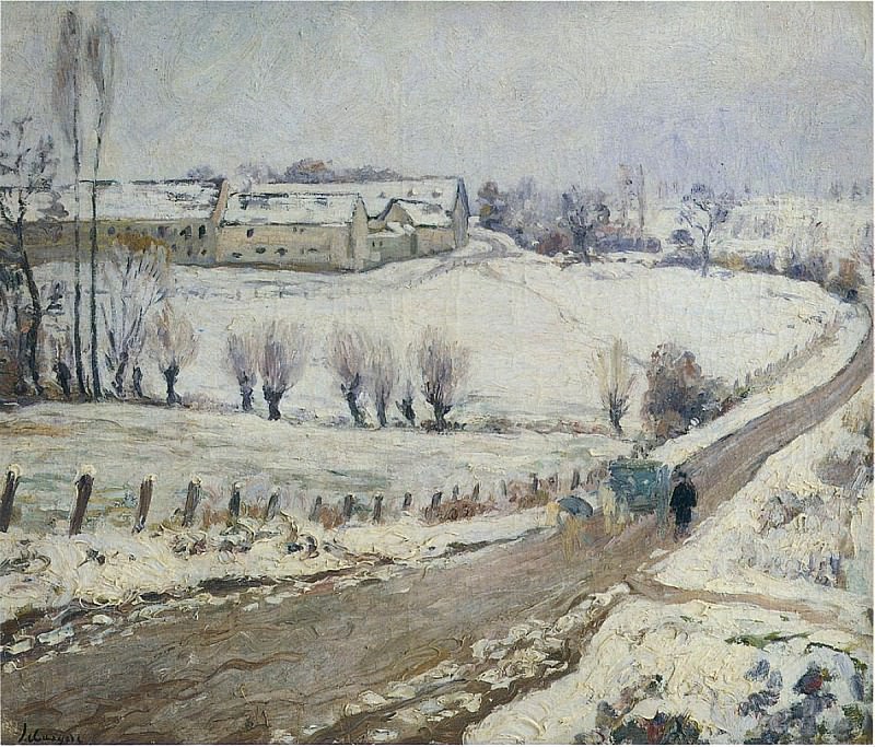 The Farm at Lagny in Winter. Henri Lebasque