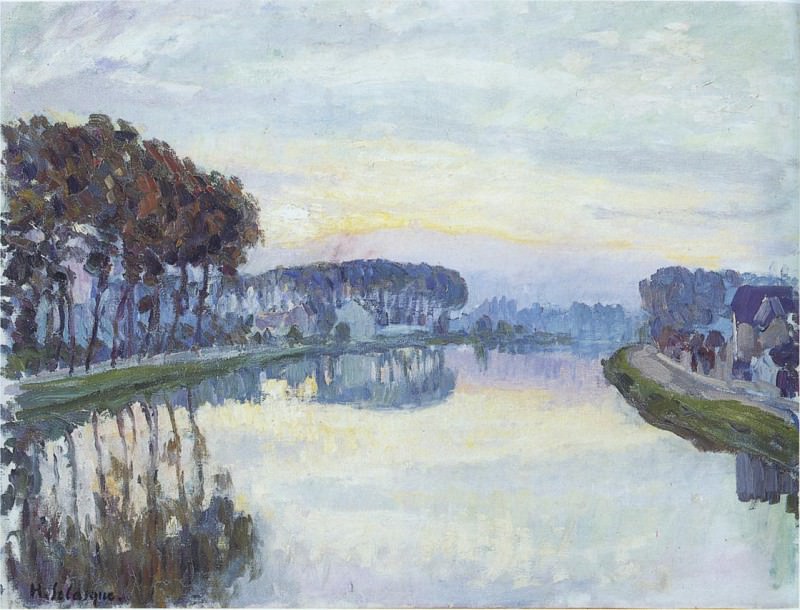 The Marne at Lagny. Henri Lebasque