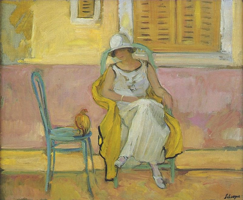 Woman in a White Robe. Henri Lebasque