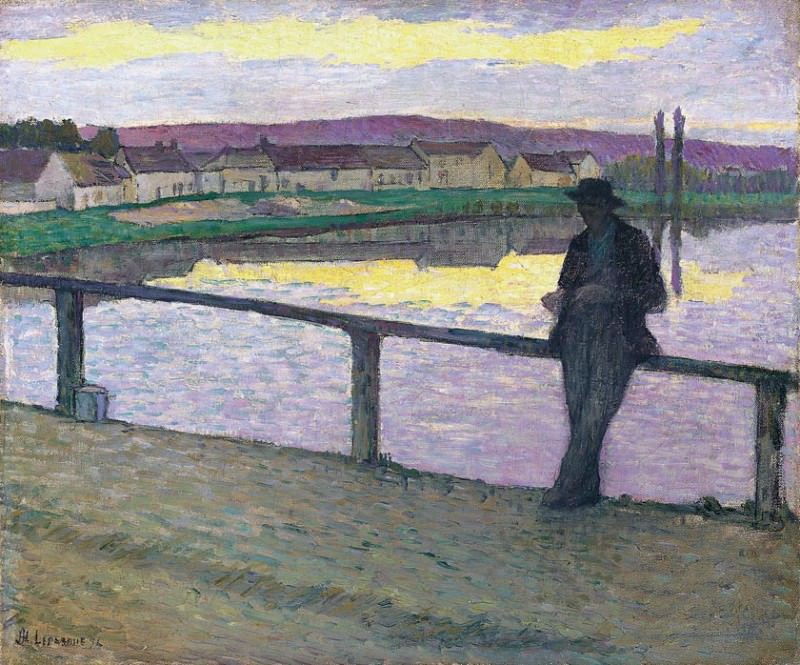 Sunset at Pont Aven. Henri Lebasque