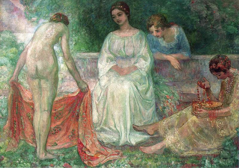 Offering in the Garden. Henri Lebasque