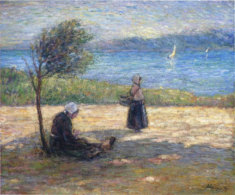 Two Britons by the Sea. Henri Lebasque