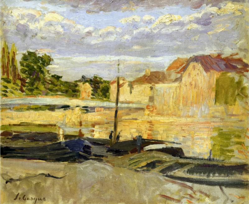 The Banks of the Marne at Lagny. Henri Lebasque