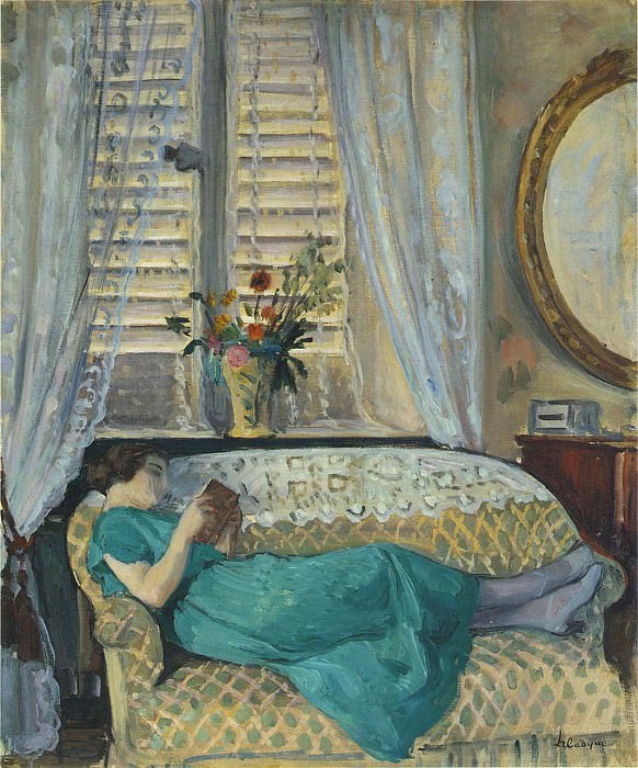 A Woman Reading. Henri Lebasque