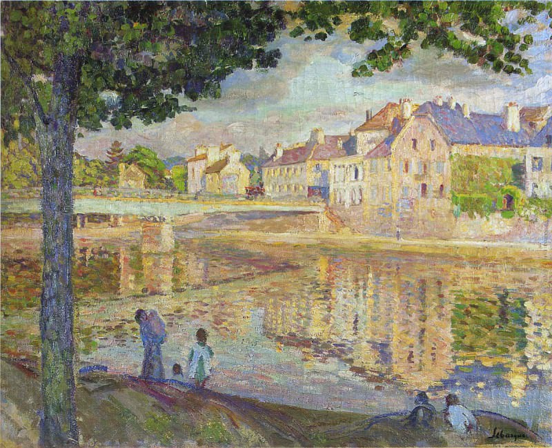 On the Marne River. Henri Lebasque