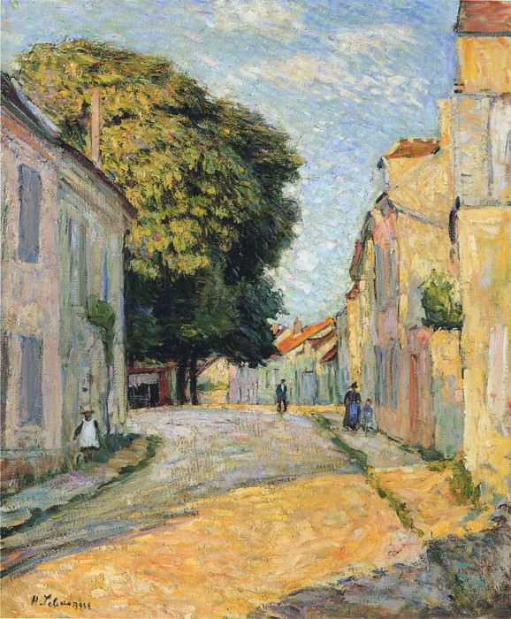 A Street in Montevrain. Henri Lebasque