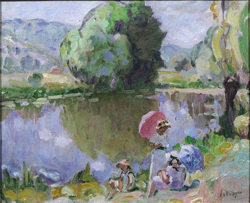 Girls by the River. Henri Lebasque