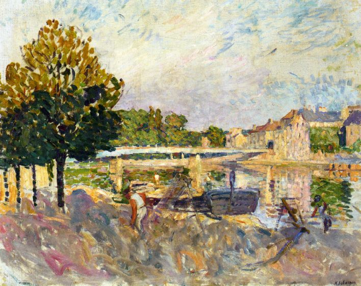Workers on the Banks of the Marne. Henri Lebasque