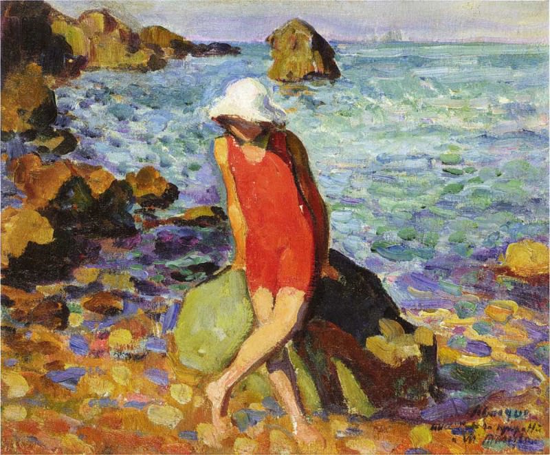 Nono by the Sea. Henri Lebasque