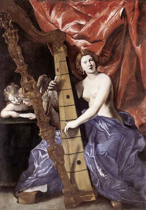 LANFRANCO Giovanni Allegory Of Music. Джованни Ланфранко