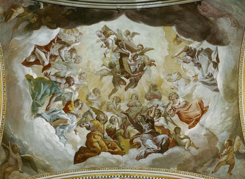 Triumph of the Cross. Giovanni Lanfranco