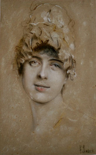Портрет молодой женщины. Франц фон Ленбах