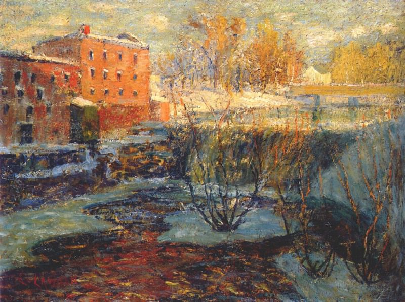 the red mill c1904. Ernest Lawson
