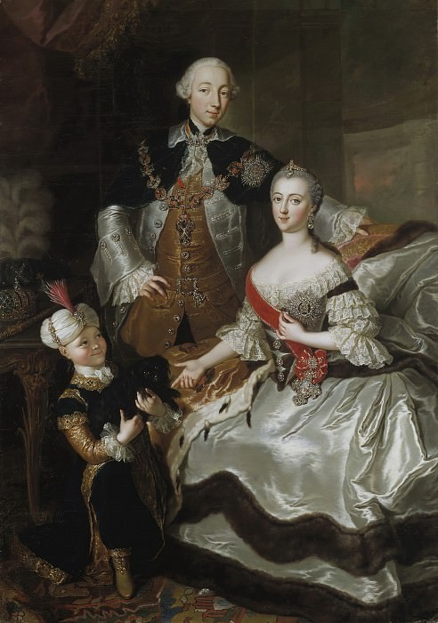 Peter III and Catherine II of Russia. Anna Rosina Lisiewska (de Gasc)