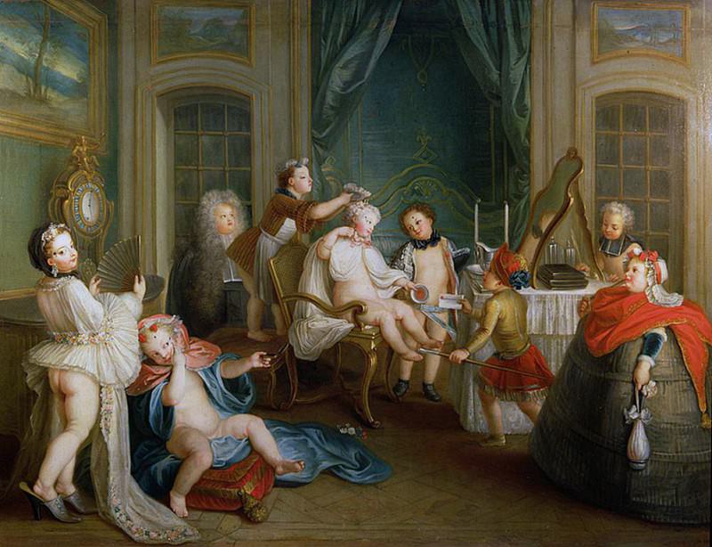 Boudoir Interior. Charles-André van Loo
