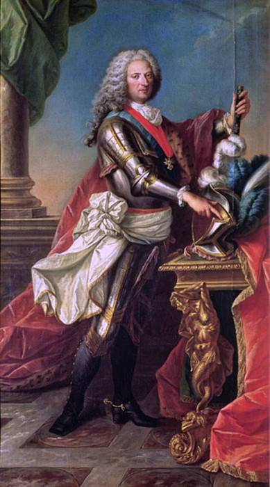 Portrait of the Regent, Philippe d’Orleans (1674-1723). Charles-André van Loo