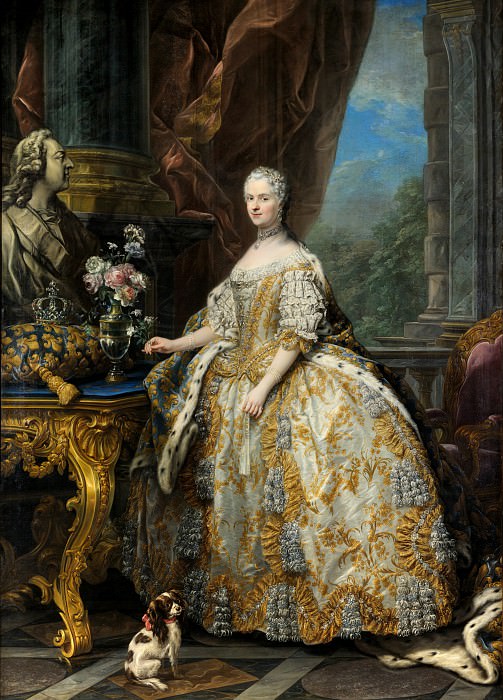 Мария Лещинская, королева Франции (1703-1768). Шарль Андре Ван Лоо