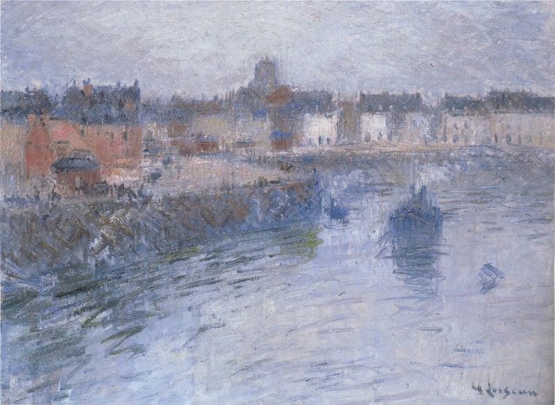 Port of Dieppe. Gustave Loiseau