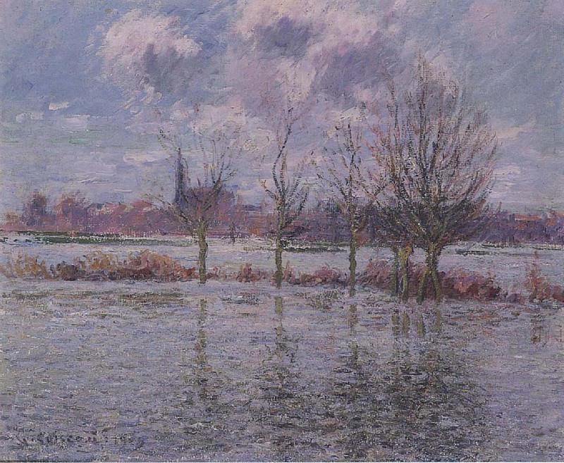 Flood Near Nantes 1909. Gustave Loiseau