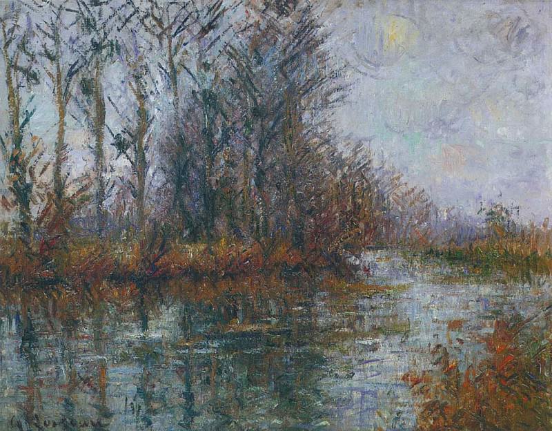 By the Eure River. Gustave Loiseau