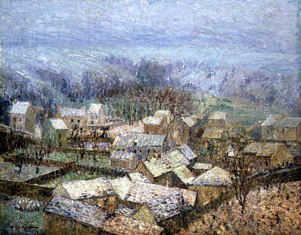 Winter at Pontoise. Gustave Loiseau