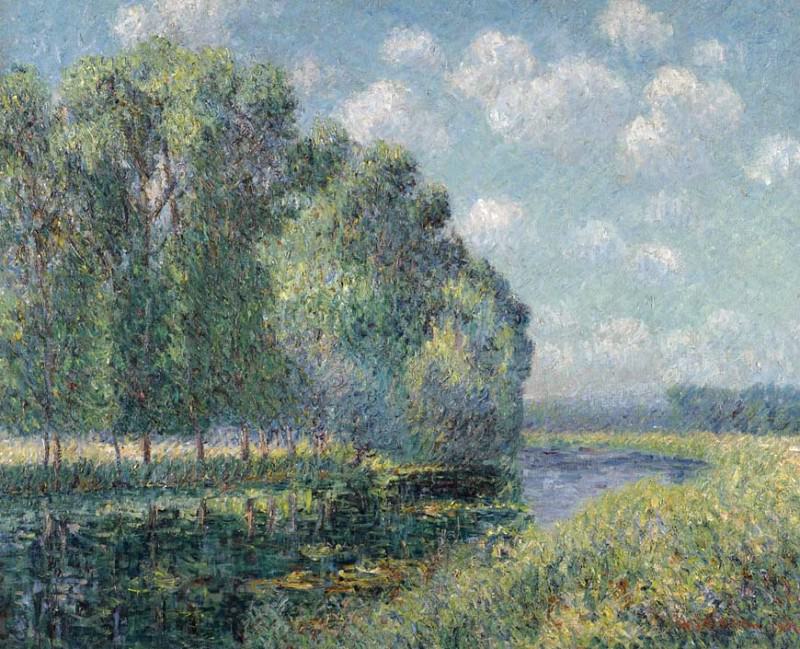 By the Eure River in Spring. Gustave Loiseau