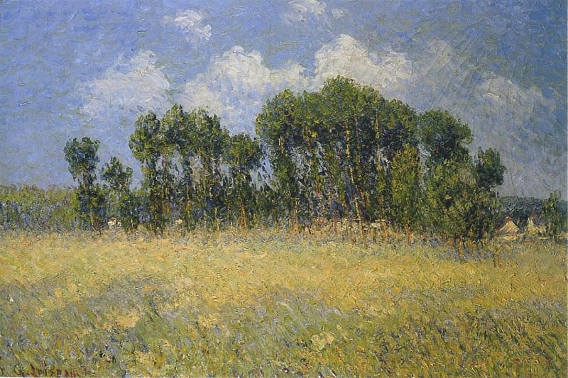 Landscape with Poplars. Gustave Loiseau
