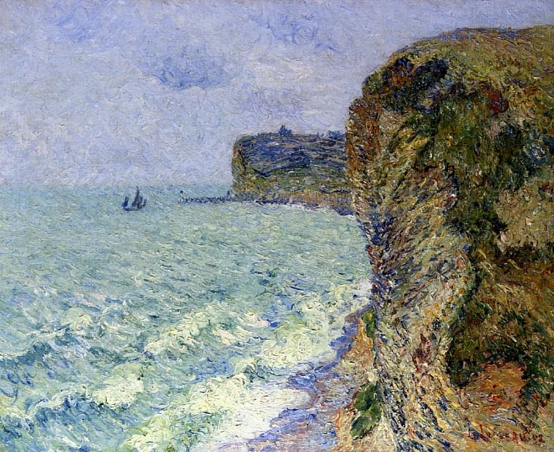 Grainville Cliff near Fecamp 1902. Gustave Loiseau