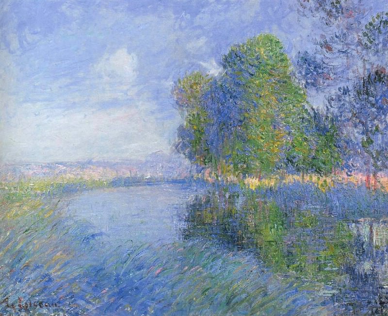 By the River in Autumn. Gustave Loiseau