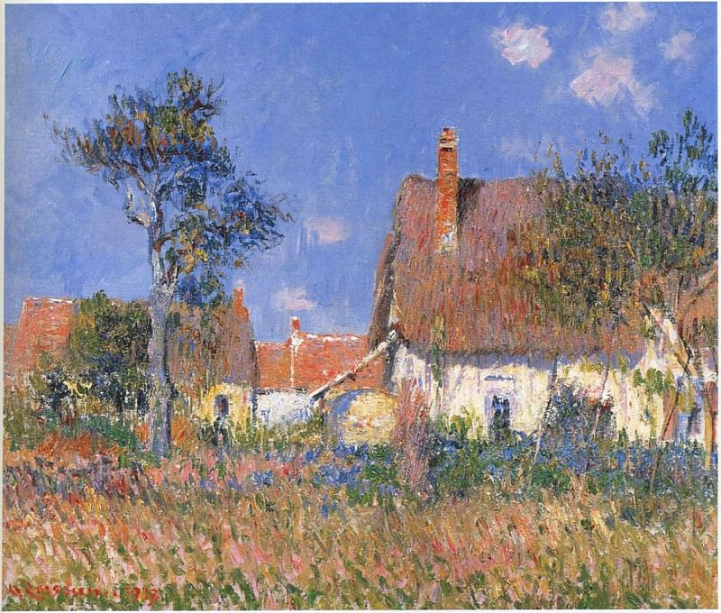 Houses in Normandy 1913. Gustave Loiseau