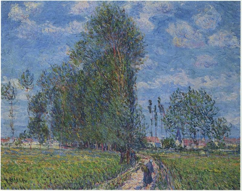 Path near Saint Cyr Vaudreuil 1900. Gustave Loiseau
