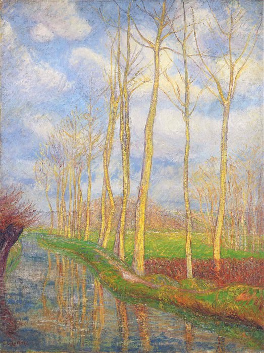 Poplars. Gustave Loiseau