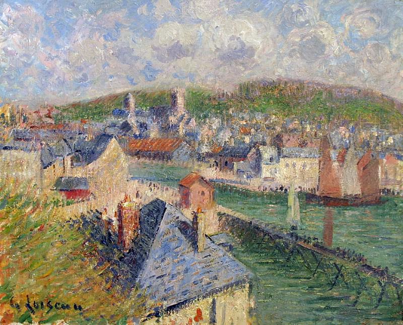 L’Avant Port De Fecamp 1912. Gustave Loiseau