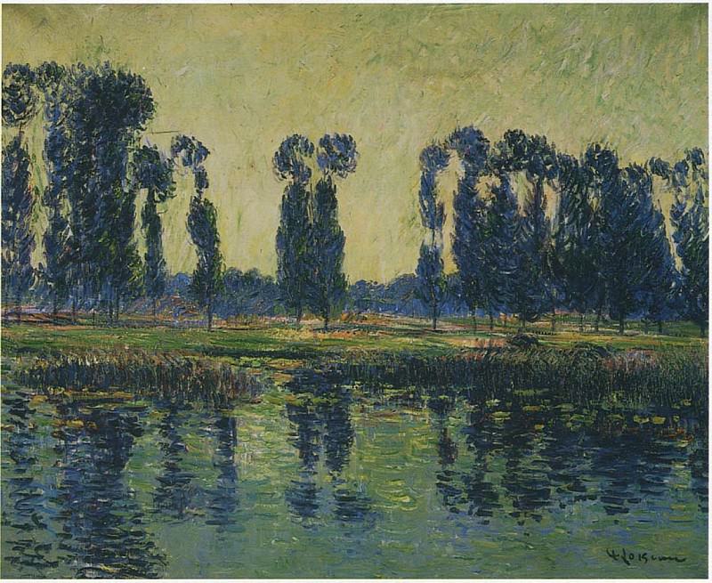 By the Eure River. Gustave Loiseau