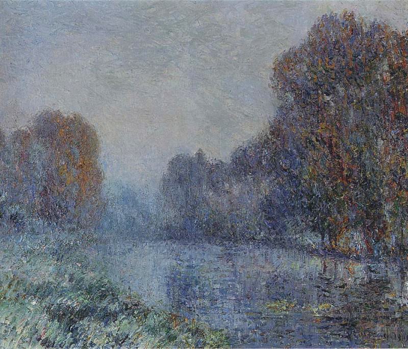 By the Eure River Hoarfrost 1915. Gustave Loiseau