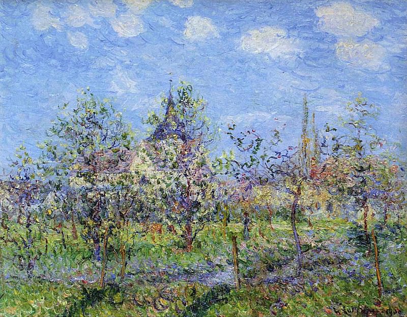 Деревья в цвету, 1900. Гюстав Луазо