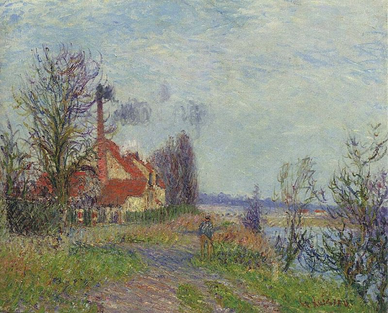 Paper Mill at Port Marly. Gustave Loiseau