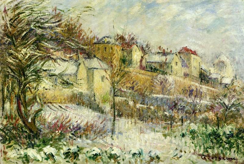 LHermitage in Pontoise 1899. Gustave Loiseau