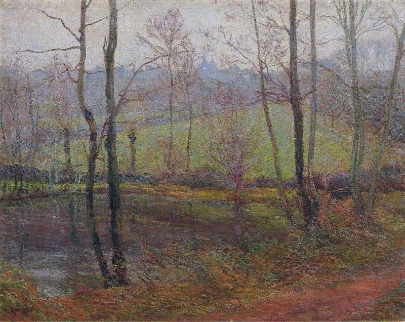 Wooded Landscape. Gustave Loiseau