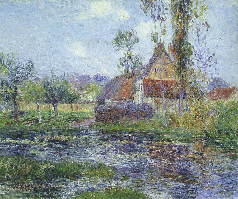 Hendreville by the Eure River. Gustave Loiseau