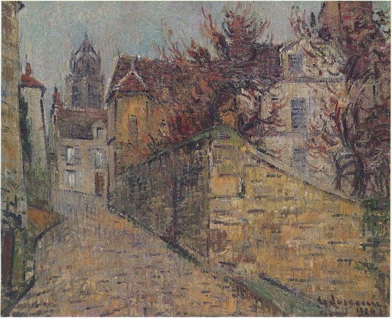 House of the Sisters in Pontoise 1924. Gustave Loiseau