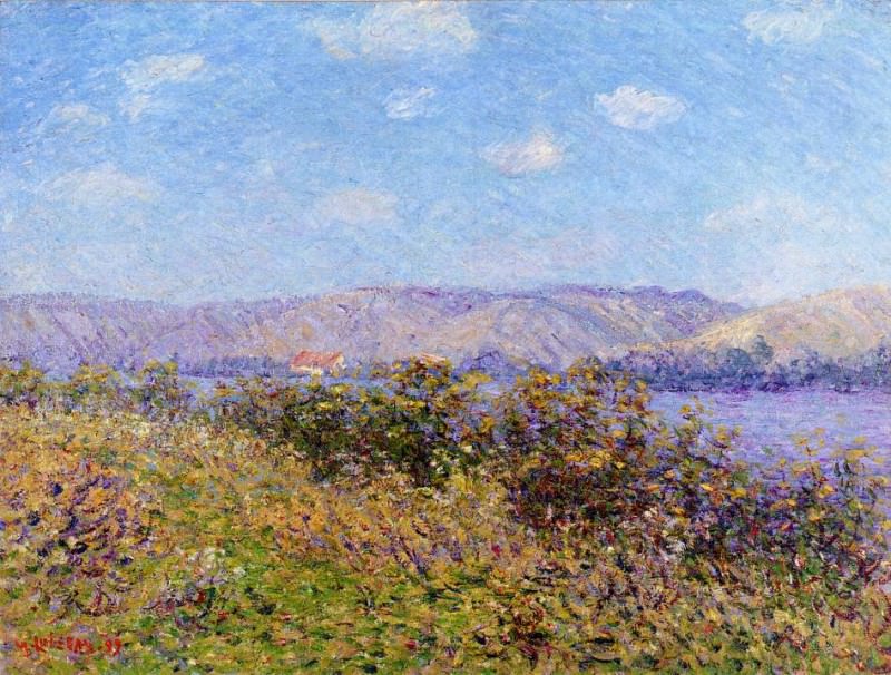 Берега Сены летом в местечке Турнедо-сюр Сен, 1899. Гюстав Луазо