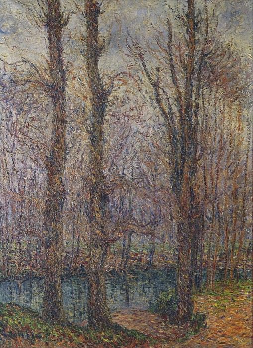Trees by the River. Gustave Loiseau
