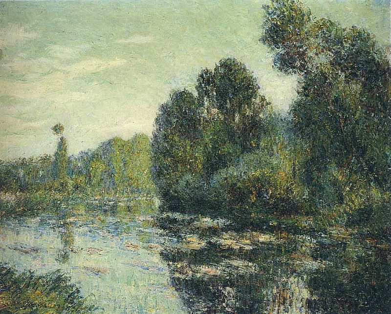 By the River Eure 1906. Gustave Loiseau