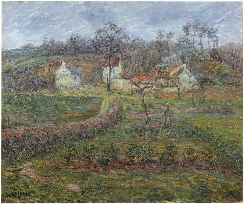 Landscape in a Valley 1898. Gustave Loiseau