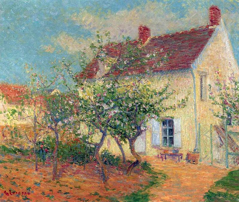House in the Country. Gustave Loiseau