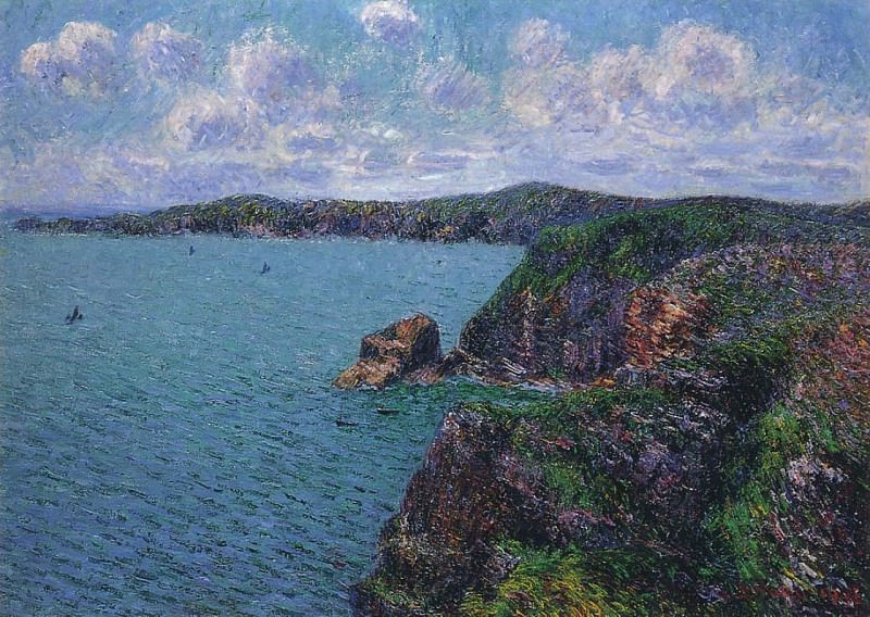 Cliffs at Cape Frehel 1905. Gustave Loiseau