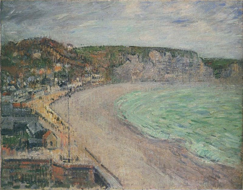 Beach at Fecamp 1920. Gustave Loiseau