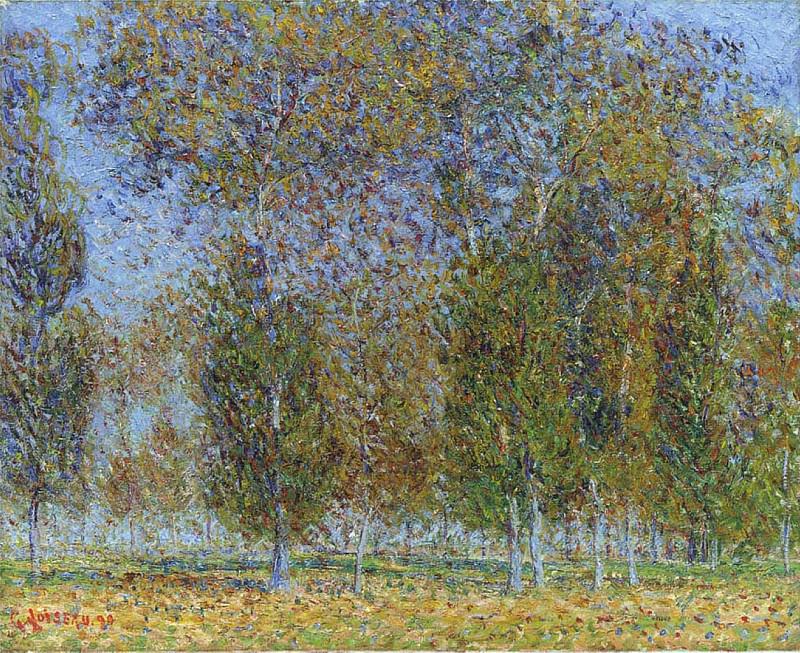 Autumn near Saint Cyr du Vaudreuil 1899. Gustave Loiseau