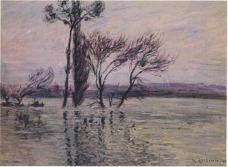 Point Ile Submerged 1910. Gustave Loiseau
